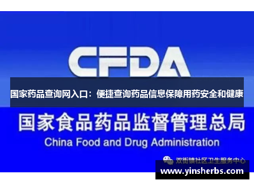 国家药品查询网入口：便捷查询药品信息保障用药安全和健康